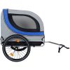 Large Folding Bike Trailer for Dogs â€“ 120LB Capacity All-Terrain Pet Carrier, Durable Steel Frame for Cycling, Jogging, Camping & Outdoor Adventures