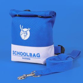 Pet Self Backpack Backpacks Rucksack SmallDog Bag Outdoor Pet Backpack Dog VestBackpack Portable Dog Backpack Dog SupplyBackpack For Dog Polyester Pup (Option: Blue-M)