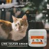 Lime Sulfur Pet Skin Cream - Pet Care and Veterinary Treatment for Itchy and Dry Skin - Safe Solution for Dog; Cat; Puppy; Kitten; Horseâ€¦