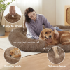 Large Dog Bed 67x43x8 Inches - Super Soft, Machine Washable & Portable With Handles, Non-Slip Bottom For Safety