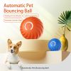Interactive Bouncing Ball For Dogs,Automatic Smart Toy, Self-moving Rotating Stimulating Pet Entertainment, Noise-Reducing Urchin Cover,USB Rechargeab