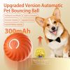 Interactive Bouncing Ball For Dogs,Automatic Smart Toy, Self-moving Rotating Stimulating Pet Entertainment, Noise-Reducing Urchin Cover,USB Rechargeab